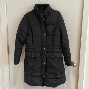 DKNY Donna Karan New York Long Length Hooded Jacket Women's Size Small